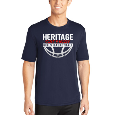 Unisex Heritage Girls Basketball Performance T-shirt Thumbnail